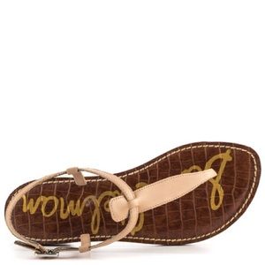Sam Edelman GiGi Nude Leather Sandals